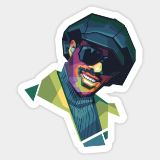 Stevie Wonder WPAP Sticker